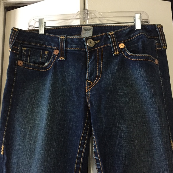 True Religion premium denim jeans, mid-rise women's waist 32, like new. - Picture 2 of 7